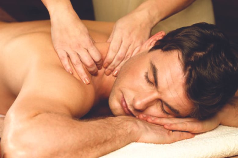 Man Receiving a Body Massage